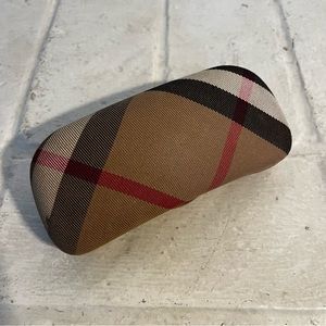 Burberry Check Plaid Eyeglasses Sunglasses Case Hard Clamshell